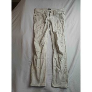 Cj Black Jeans Mens Size 30X30 White Denim Skinny Pockets Casual Cotton Stretch